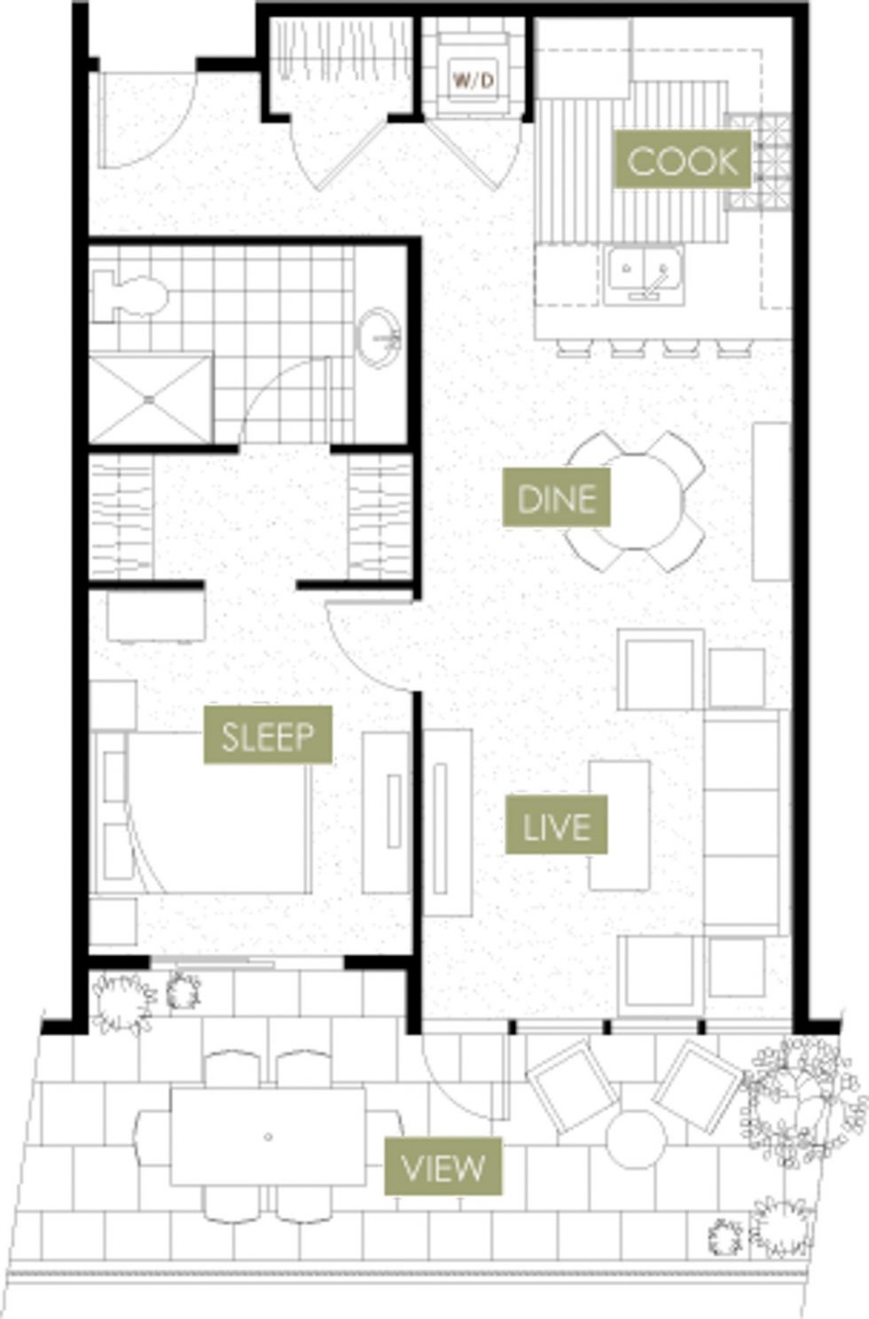 1 + Bedroom Broadway Building